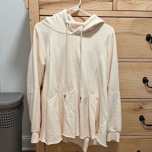 Anthropologie white sweatshirt